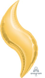 Curve 36" Gold Balloon