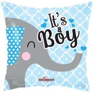 18" Baby Boy Elephant Balloon
