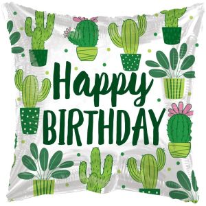 18" Birthday Cactus Balloon
