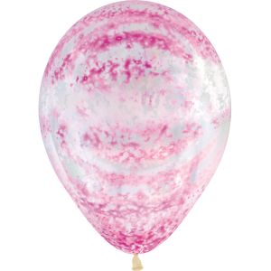 11" Graffiti Rose Crystal Clear (50pcs) Balloons