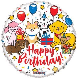 18" Birthday Pets Balloon