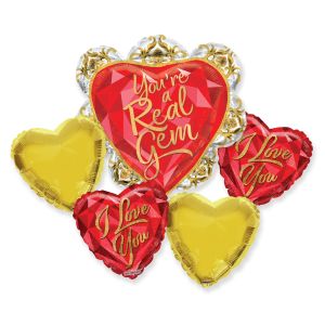 Balloon Bouquet You're a Real Gem