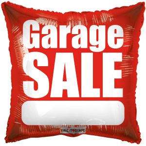 18" Garage Sale (non-packaged) Balloon