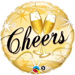18" Cheers Starbursts (non-packaged) Balloon