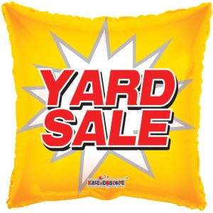 18" Yard Sale (non-packaged) Balloon