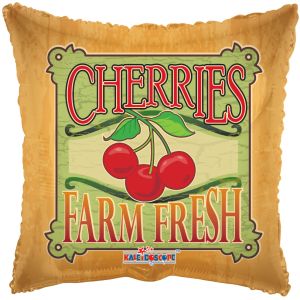 18" Farm Fresh Fruit Cherries (non-packaged) Balloon