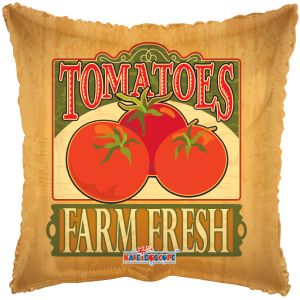 18" Farm Fresh Vegetables Tomatoes (non-packaged) Balloon