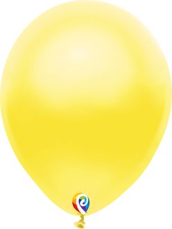 Funsational 12" Pearl Yellow (12pcs) Balloons