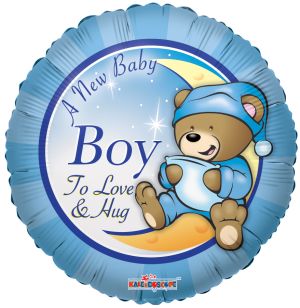 18" A New Baby Boy Balloon