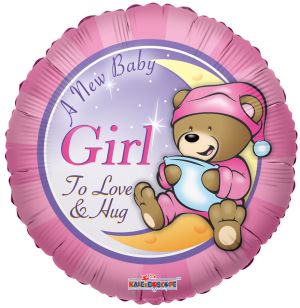 18" A New Baby Girl Balloon