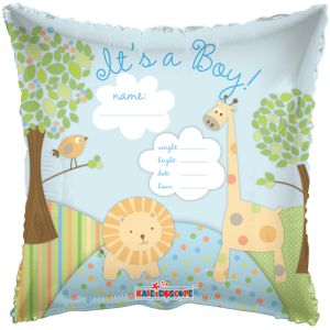 18" Its A Boy Jungle Balloon