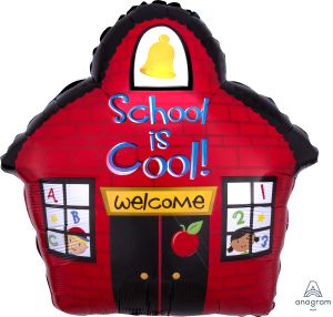 18" Shape School House Balloon