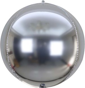 Orb 08" Silver Balloon