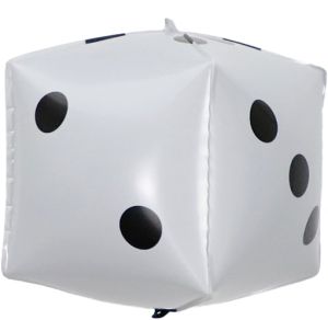16" 3D Casino Dice Balloon