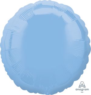 18" Pastel Blue Circle (non-packaged) Balloon