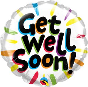 04" Get Well Soon Colorful Burst Balloon