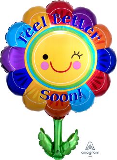 SuperShape Feel Better Flower Balloon