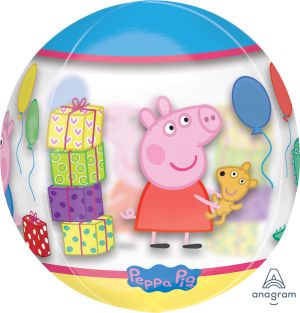 Orbz Clear Peppa Pig Balloon