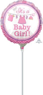 09" Shower With Love Girl Balloon