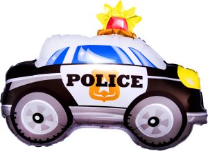 18" Shape Police Car Balloon