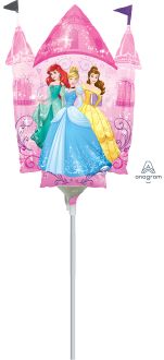 Mini Shape Multi-Princess Castle Mini Balloon