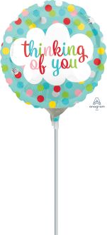 09" Thinking of You Dots Balloon