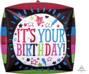 UltraShape Cubez It's Your Birthday Sketchy Balloon