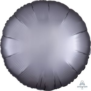 18" Satin Luxe Platinum Circle Balloon
