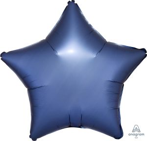 18" Satin Luxe Azure Star (non-packaged) Balloon