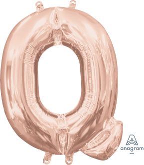 16" Rose Gold Letter Q Balloon