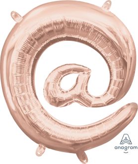 16" Rose Gold Symbol @ At Balloon