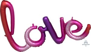 Script Phrase Ombre Love Balloon
