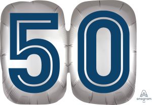 SuperShape Happy Birthday Man 50 Balloon