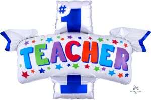 SuperShape #1 Teacher Balloon
