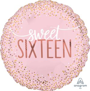 18" Sixteen Blush Balloon