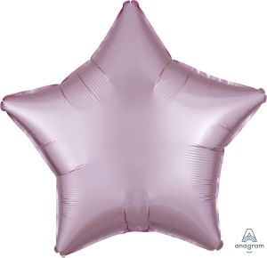 18" Satin Luxe Pastel Pink Star (non-packaged) Balloon