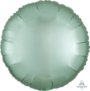 18" Satin Luxe Mint Green Circle (non-packaged) Balloon