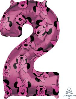26" Minnie Mouse Forever Number 2 Balloon