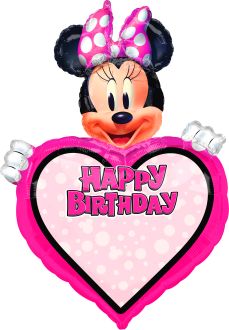 SuperShape Personalized Minnie Mouse Forever Balloon