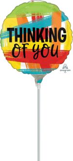 04" Thinking of You Primary Painted Balloon