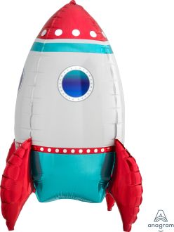 CI: Figurine Rocket Ship Balloon