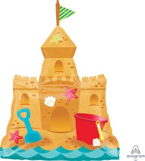 SuperShape Sandcastle with Pail and Shovel Balloon