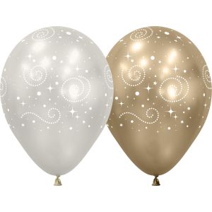 11" Golden Party (50pcs) Balloons