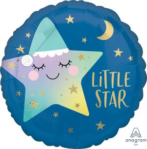 18" Sleepy Little Star Balloon