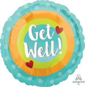 18" Get Well Balloon