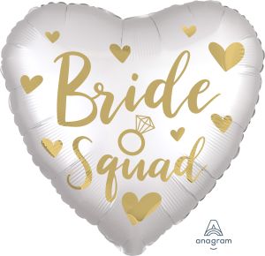 18" Satin Bride Squad Balloon