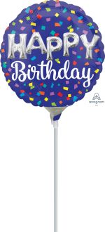 09" Happy Birthday Balloon Letters
