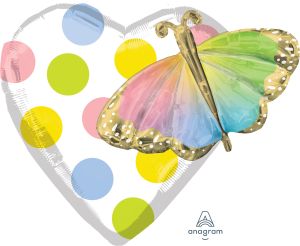 Multi-Balloon Birthday Butterfly