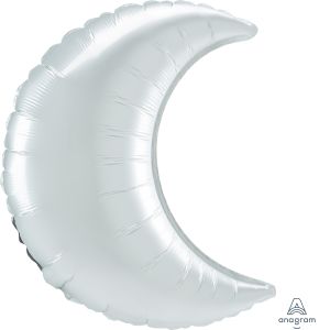 Crescent 26" Satin White Balloon