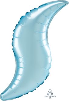Curve 36" Satin Blue Balloon